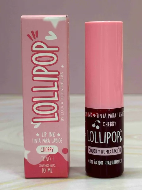 Tinta Para Labios Lollipop Lluvia De Estrellas Cherry