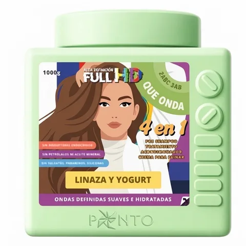 Tratamiento Ponto Full HD Que Onda Linaza y Yogurt X1000G