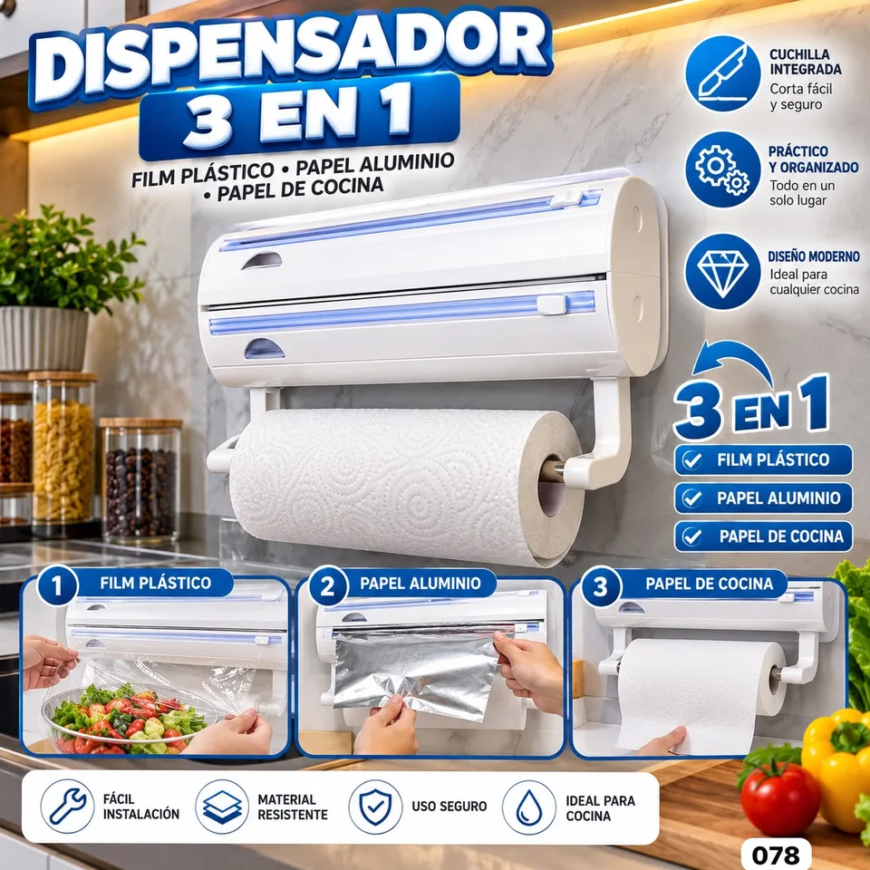 Dispensador 3 en 1