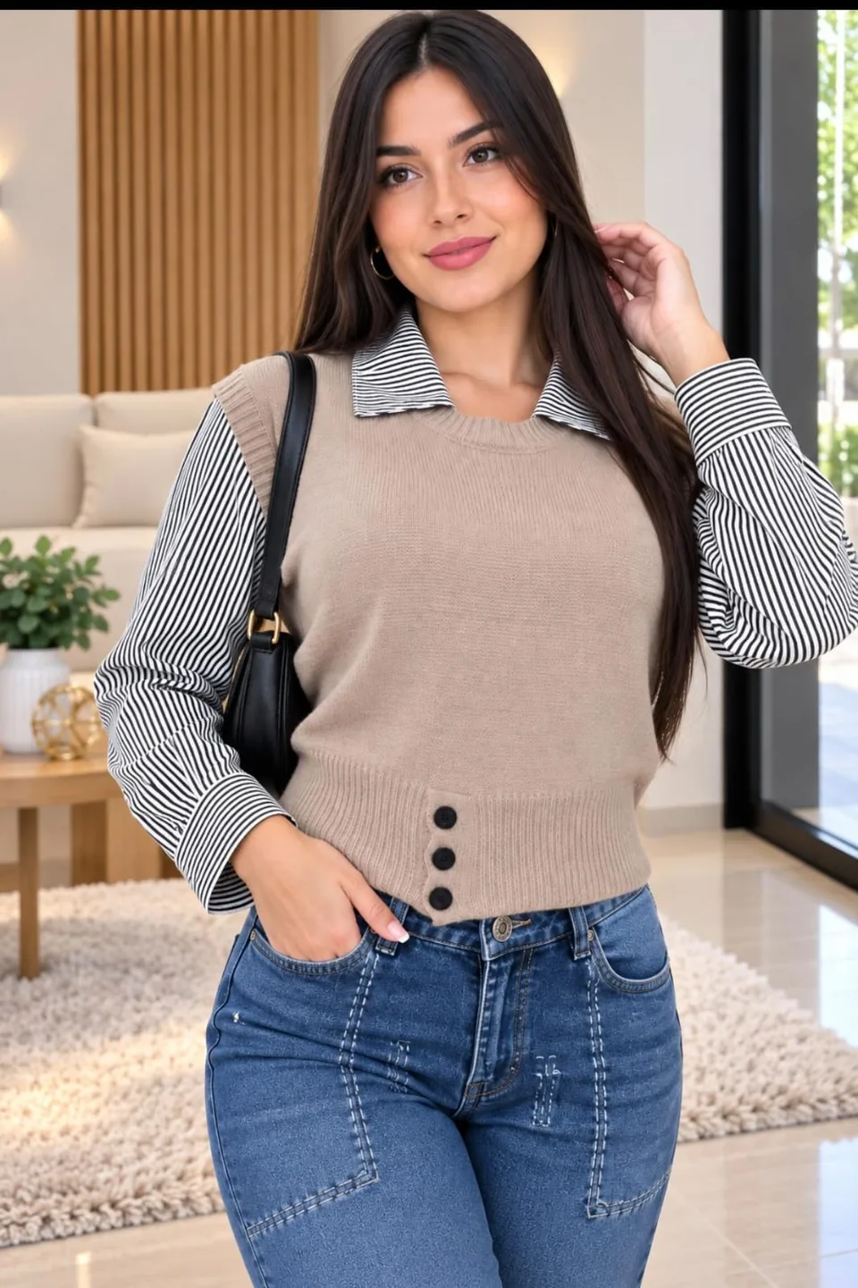 Buzo Polo Rayado