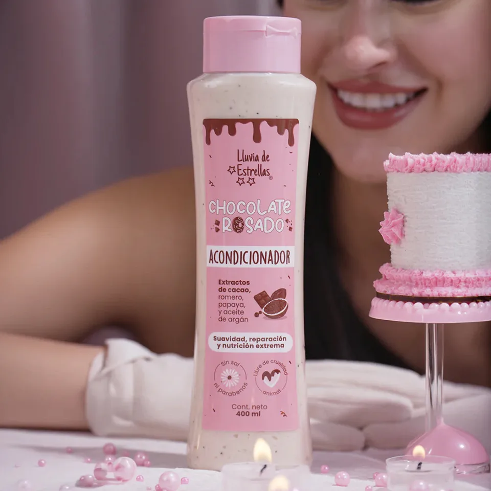 Acondicionador Lluvia de Estrellas Chocolate Rosado X400ml