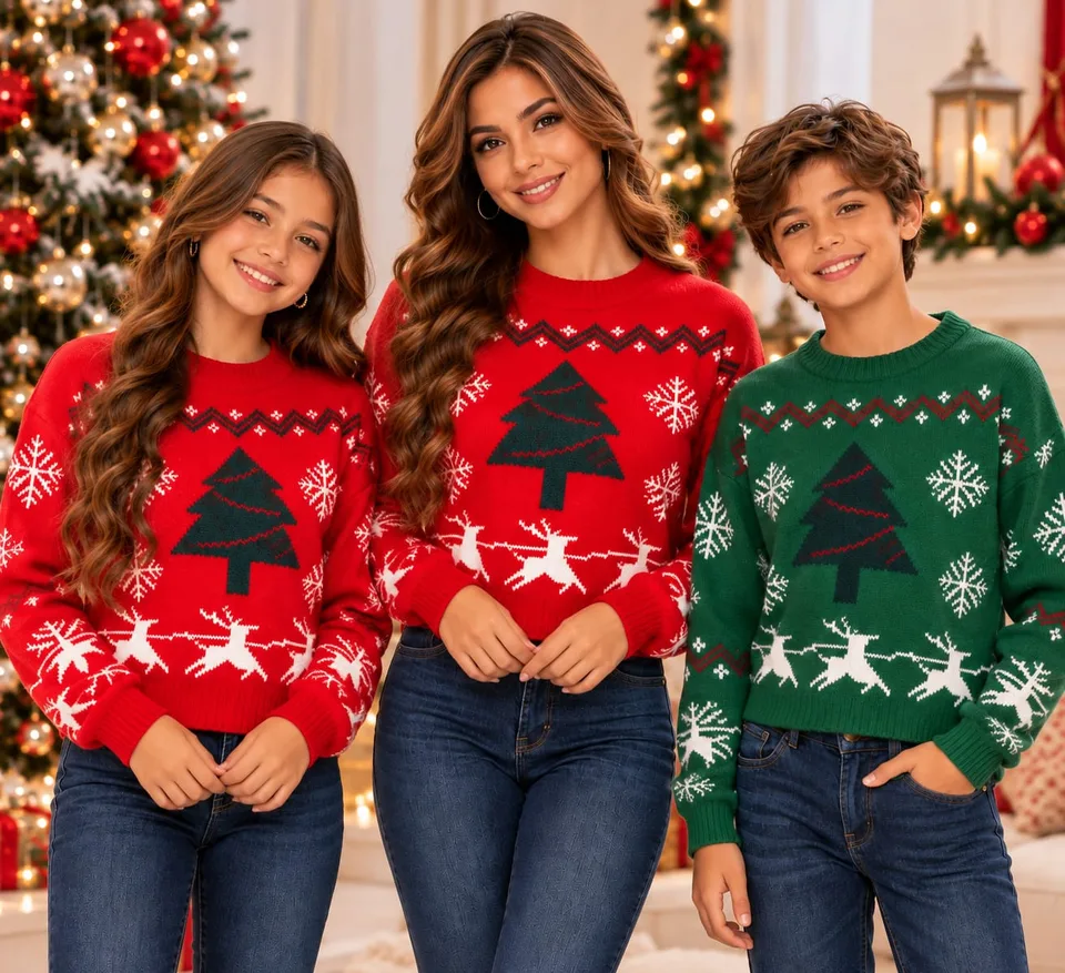 Buzo Navideño Tejido Suave