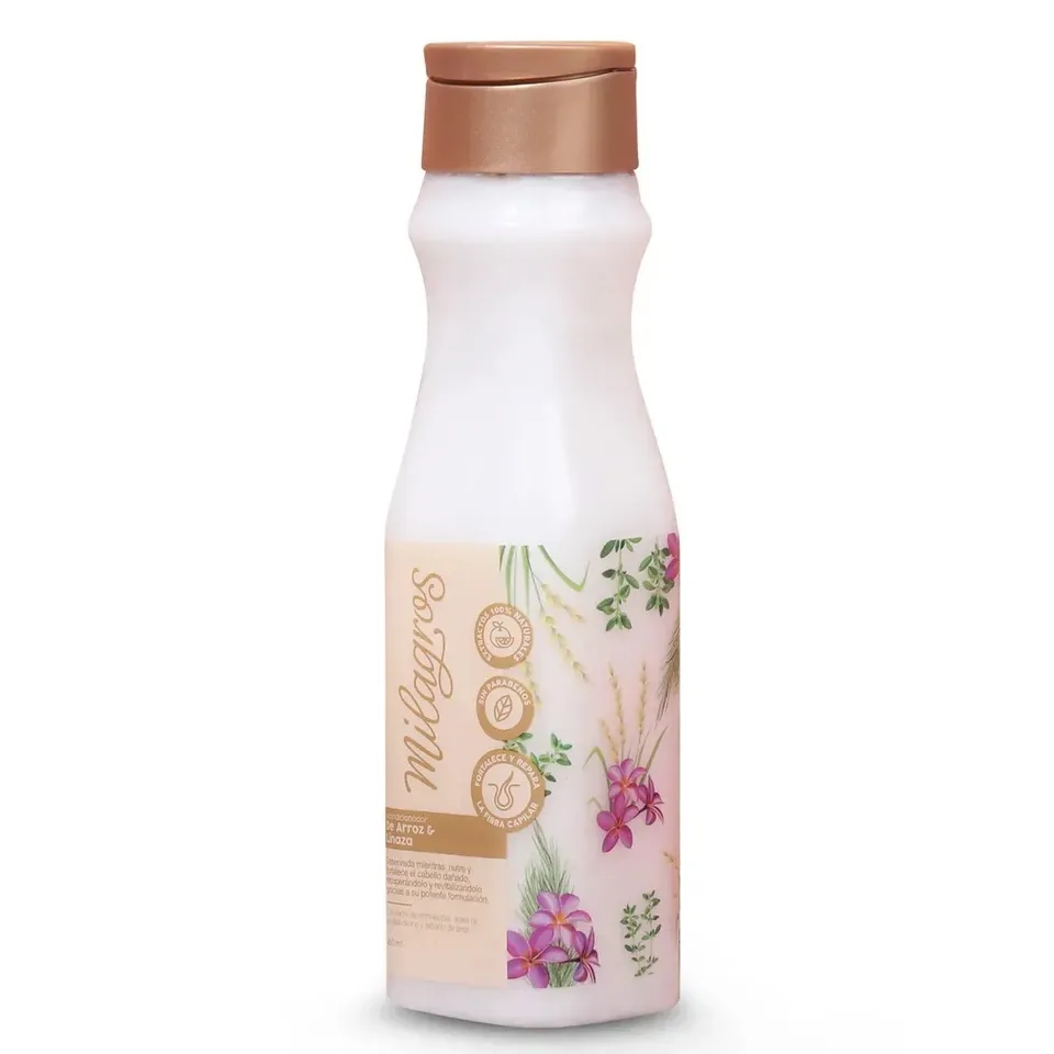 Acondicionador Milagros De Arroz y Linaza x 450ml