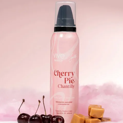 Body Lotion Mousse Vive Beauty Cherry Pie Chantilly x150ml