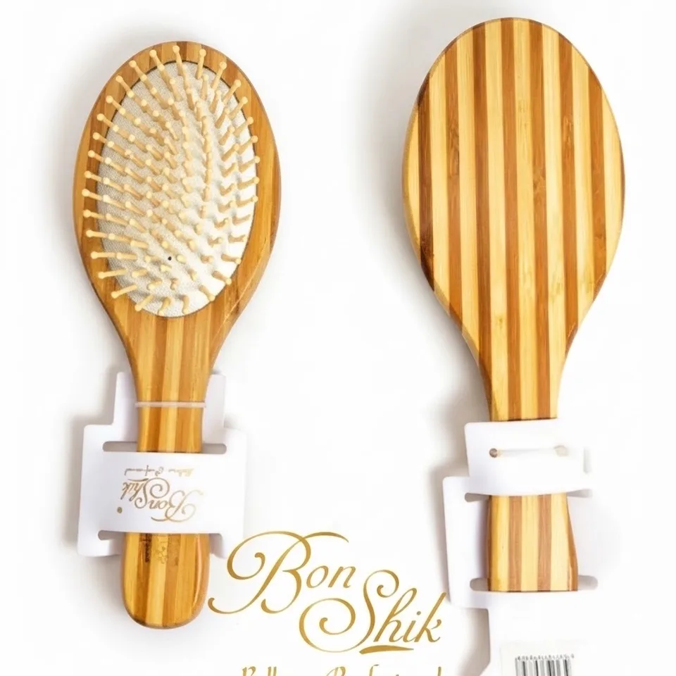 Cepillo Bambu Bon Shik Redondo BS-34