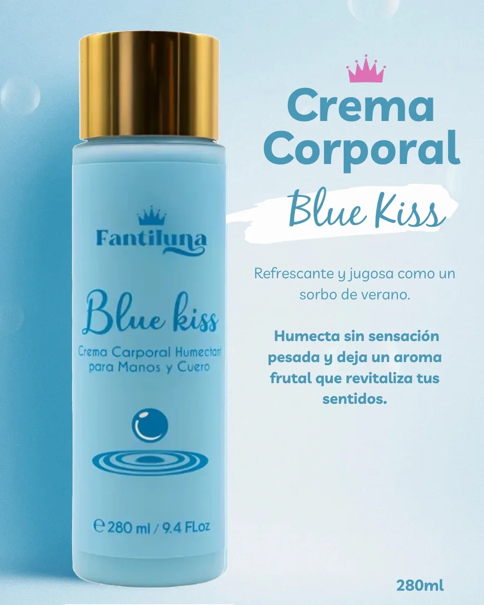 Crema Corporal Fantiluna Blue Kiss X280 ML
