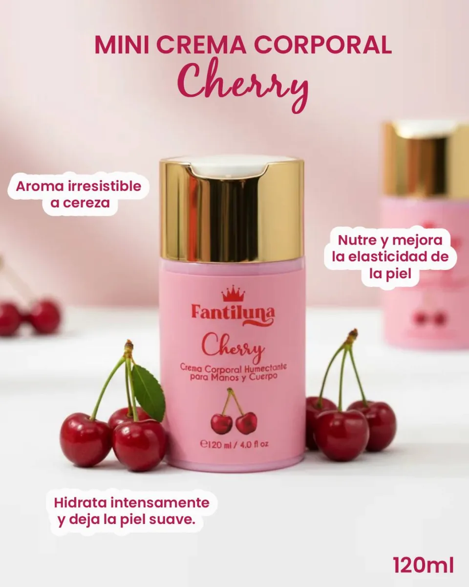 Crema Corporal Fantiluna Cherry X 120ML