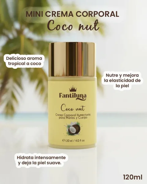 Crema Corporal Fantiluna Coconut X 120ML