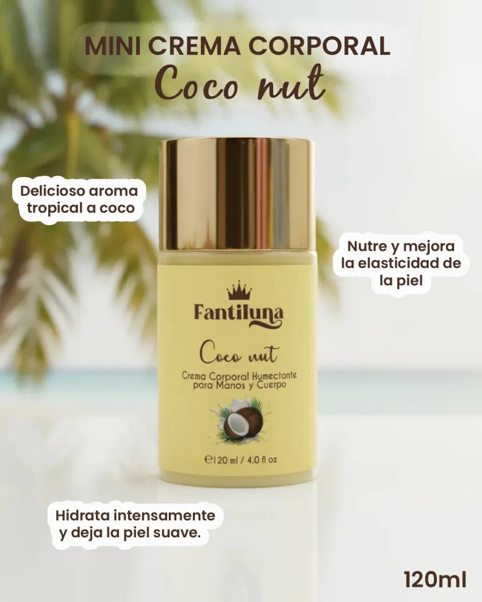 Crema Corporal Fantiluna Coconut X 120ML