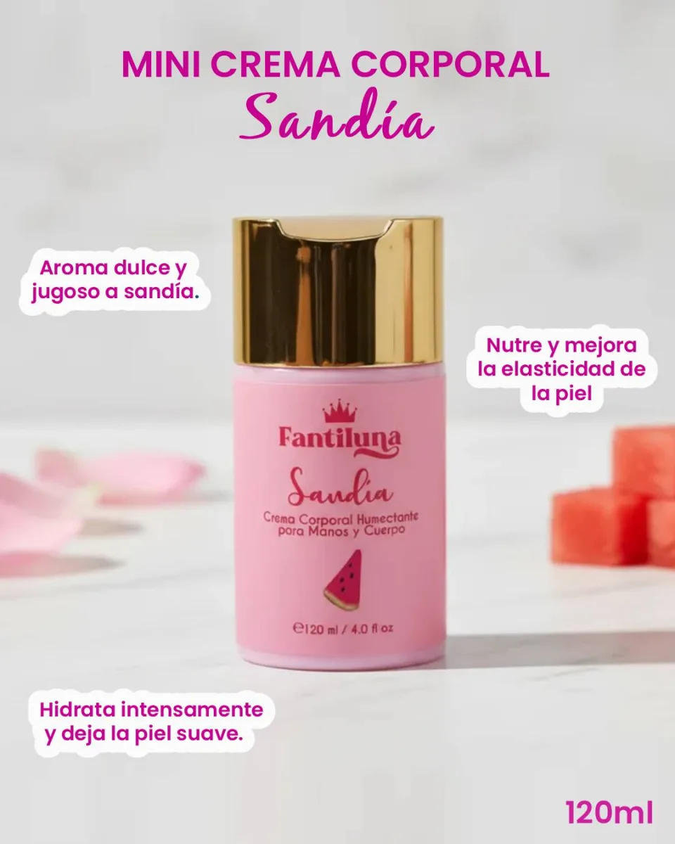 Crema Corporal Fantiluna Sandia X 120ML