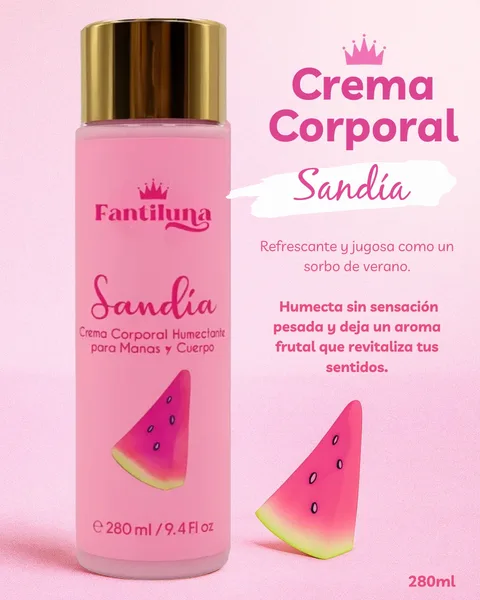 Crema Corporal Fantiluna Sandía X280 ML