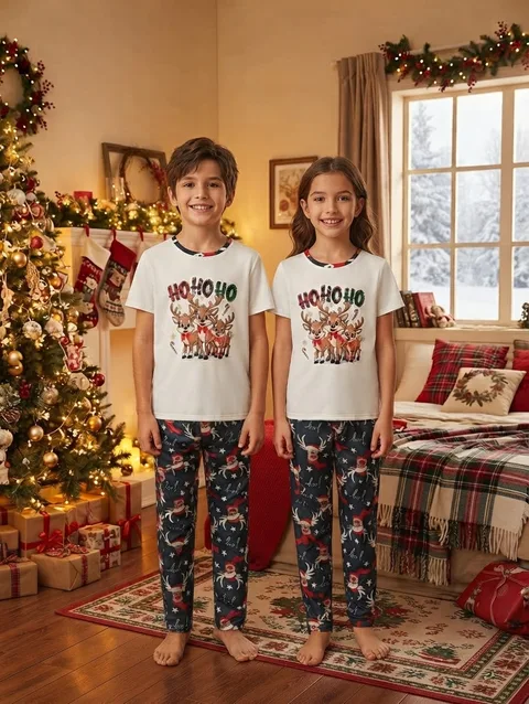Pijama Navideña Niño y Niña