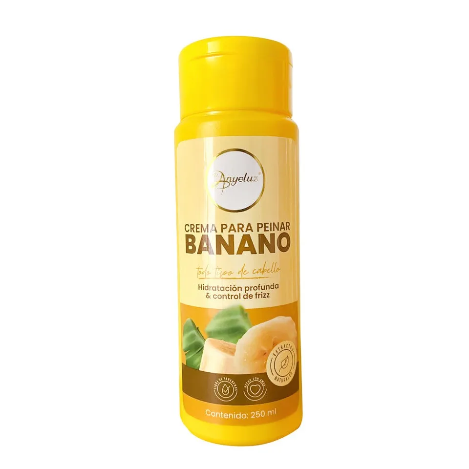 Crema Para Peinar Anyeluz De Banano x 250ml
