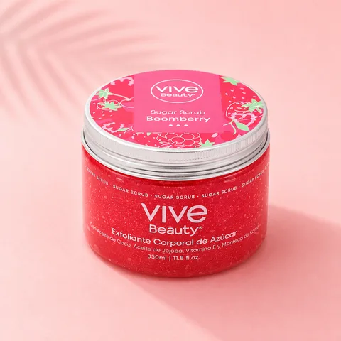 Exfoliante Sugar Scrub Vive Beuty Boomberry x350ml
