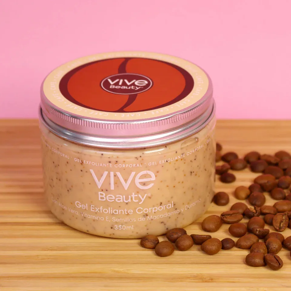 Gel Exfoliante Corporal Vive Beauty Café x350ml