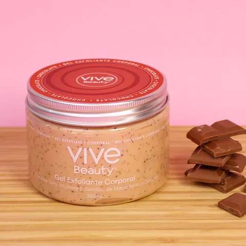 Gel Exfoliante Corporal Vive Beauty Chocolate x350ml