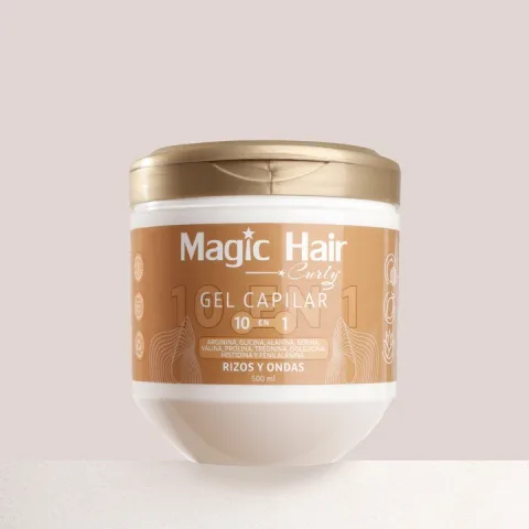 GEL MAGIC HAIR CURLY 10 EN 1