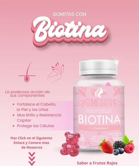 Gomas Gumiestiks Colageno Biotina Y Vitamina E