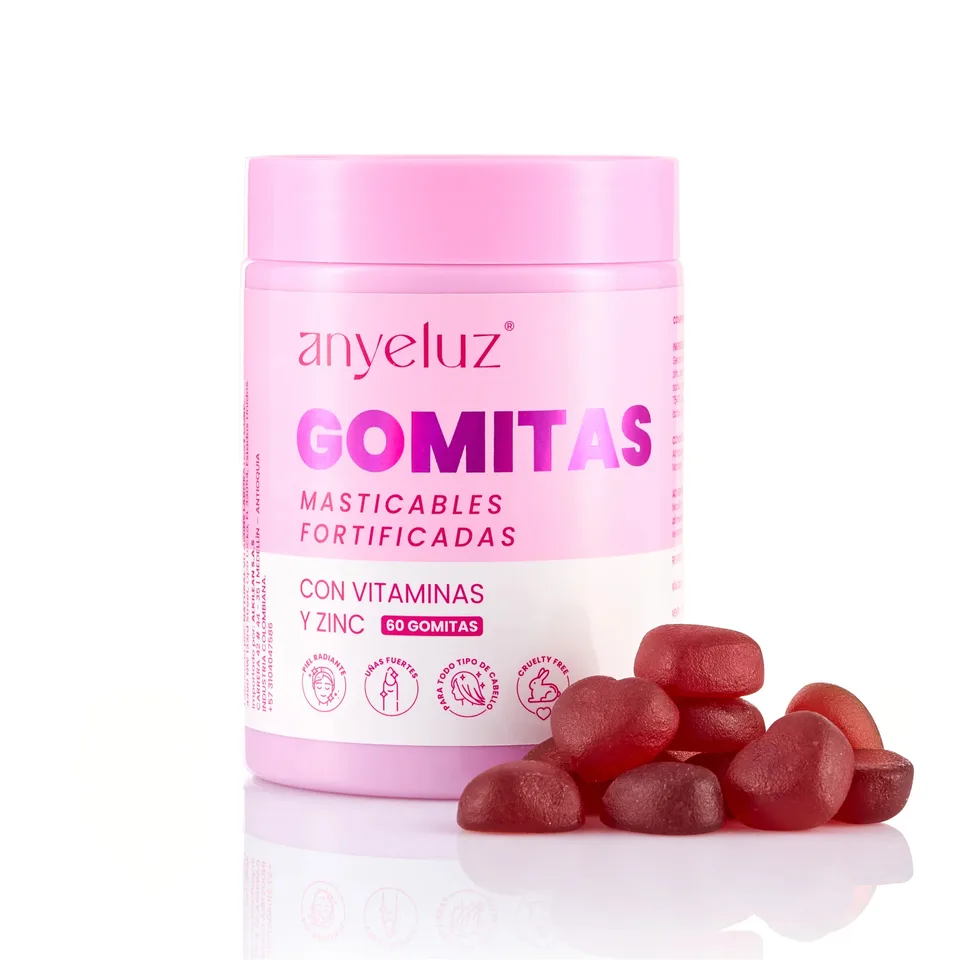 Gomas Masticables Anyeluz Vitaminas y Zinc