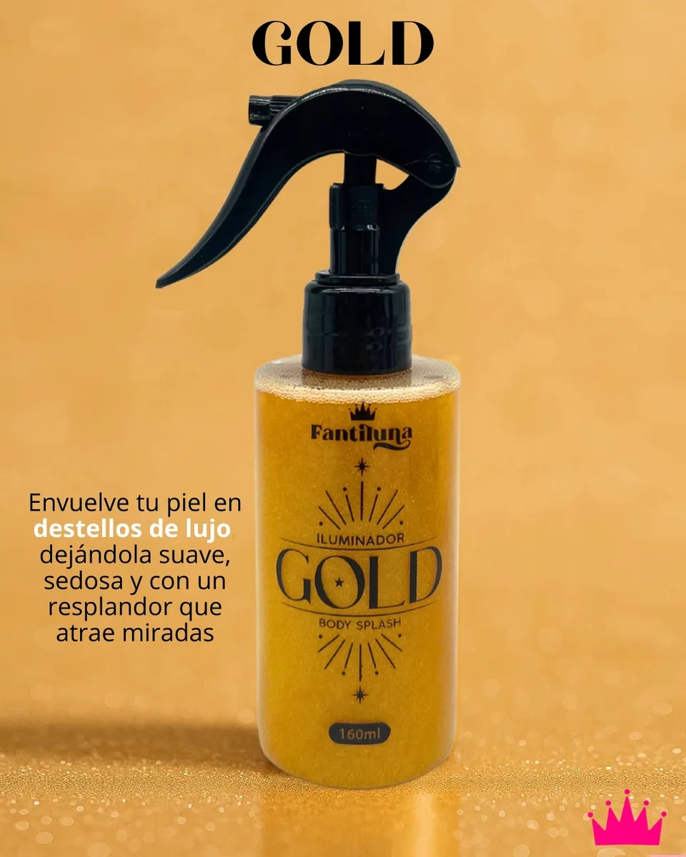 Iluminador Corporal Fantiluna Gold X 160ML