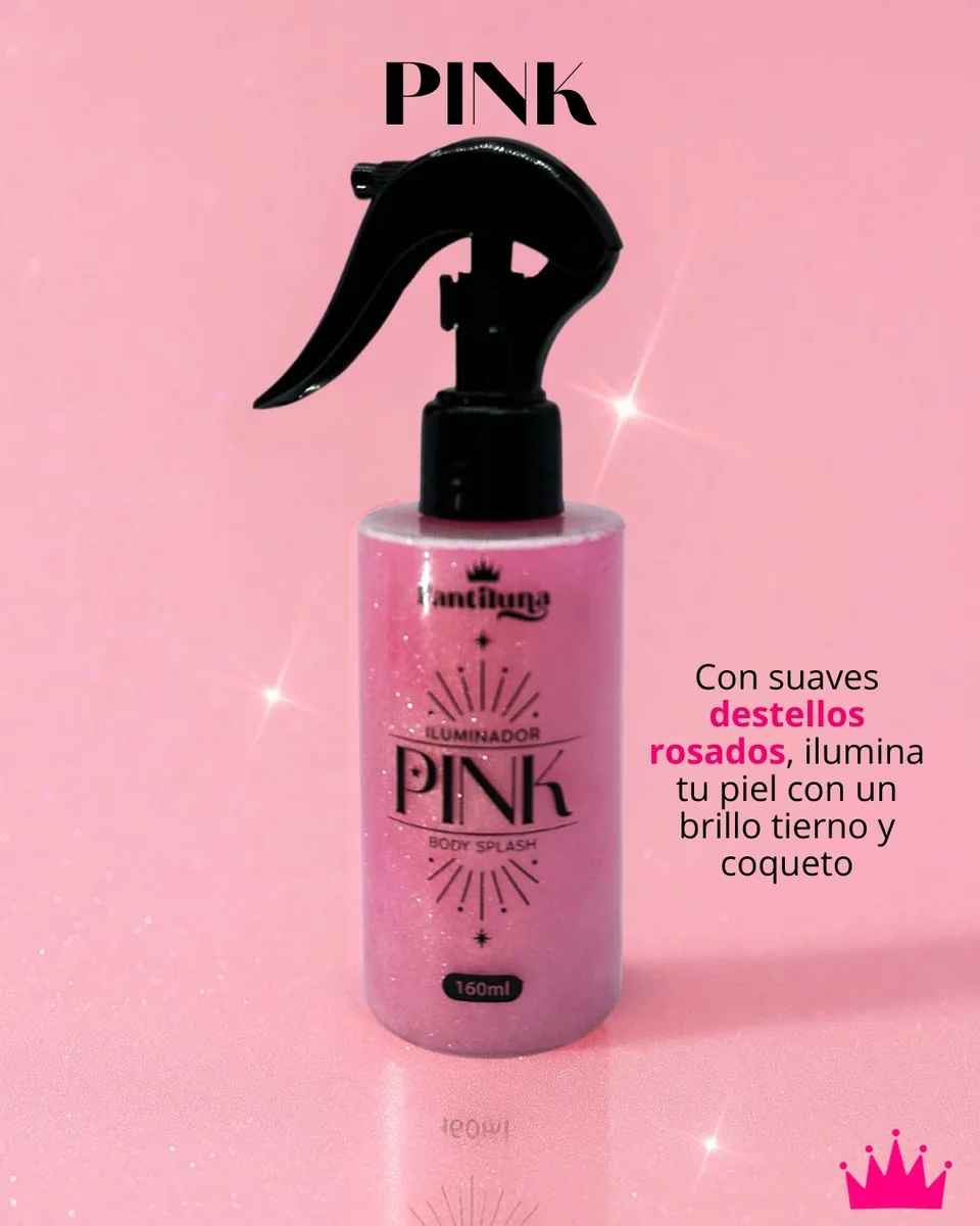 Iluminador Corporal Fantiluna Pink X 160ML