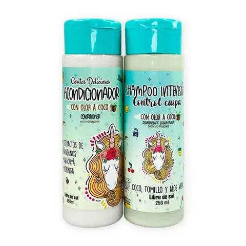 Kit Dúo Anticaspa Cositas Deliciosas x 250ml