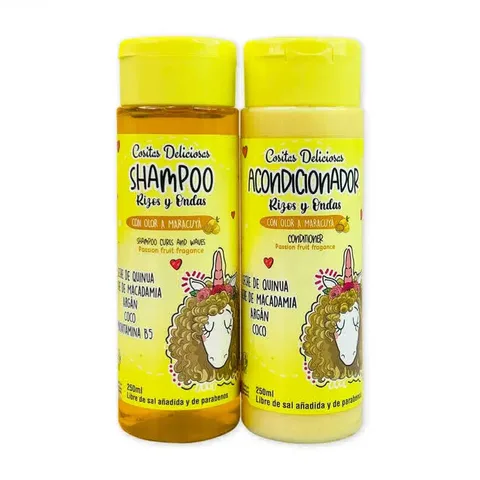 Kit Dúo Rizos y Ondas Cositas Deliciosas x 250ml