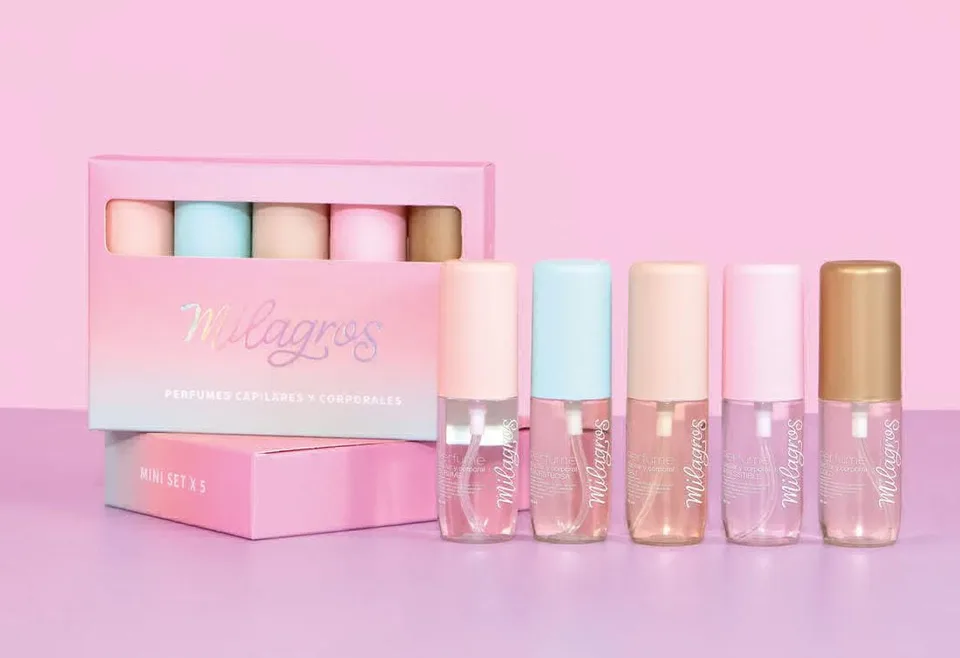 Kit Mini Perfumes De Milagros x 5 Unidades