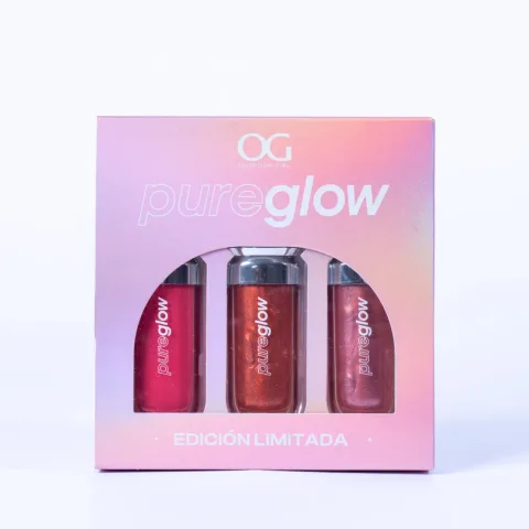 KIT X 3 Brillo Labial OG Pure Glow ED LIMITADA (D2612)