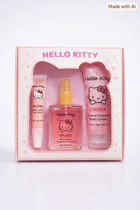 KIT X 3 HELLO KITTY