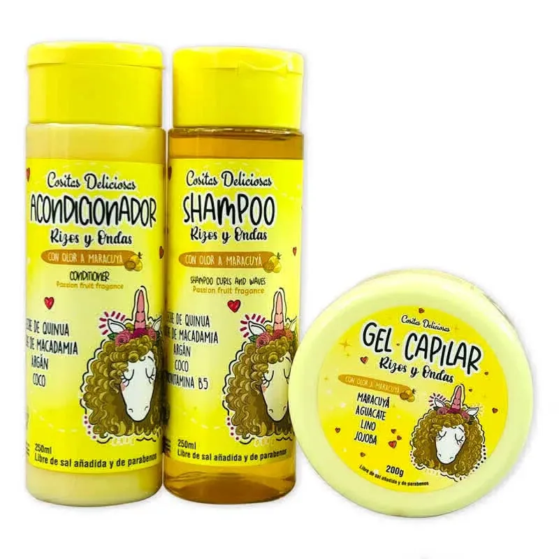 Kit x 3-Rizos y Ondas Cositas Deliciosas