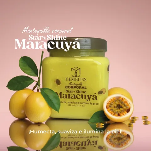 MANTEQUILLA CORPORAL GEMBLISS MARACUYA X 400ML