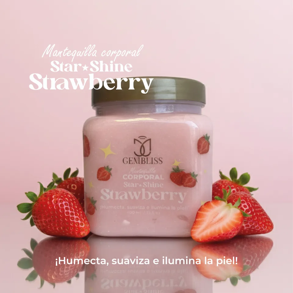 MANTEQUILLA CORPORAL GEMBLISS STRAWBERRY X 400ML