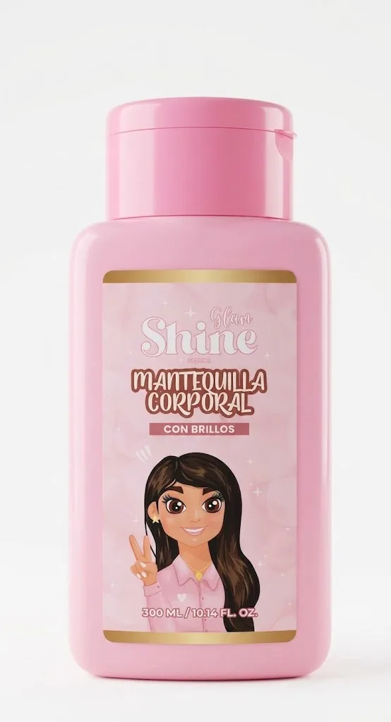 Mantequilla Corporal Glow Shine Rosada X 300ML