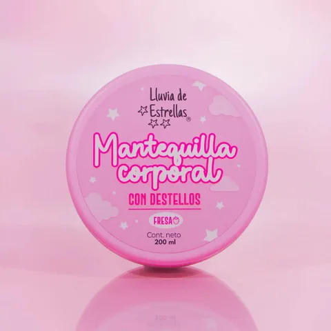 Mantequilla Corporal Lluvia De Estrellas De Fresa x 200ml