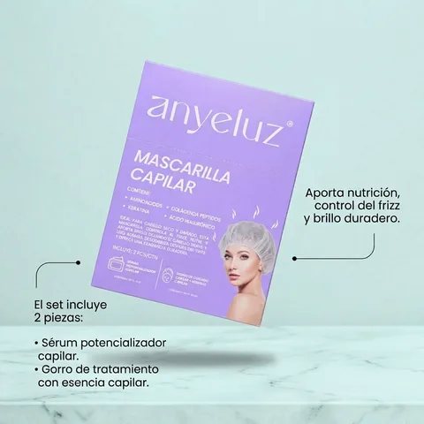 Mascarilla Capilar Anyeluz Con Vapor