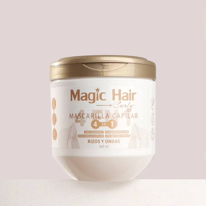 MASCARILLA MAGIC HAIR CURLY 4 EN 1 X 500ML