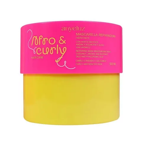 Mascarilla Reparadora Anyeluz Afro-Curly x 500ml