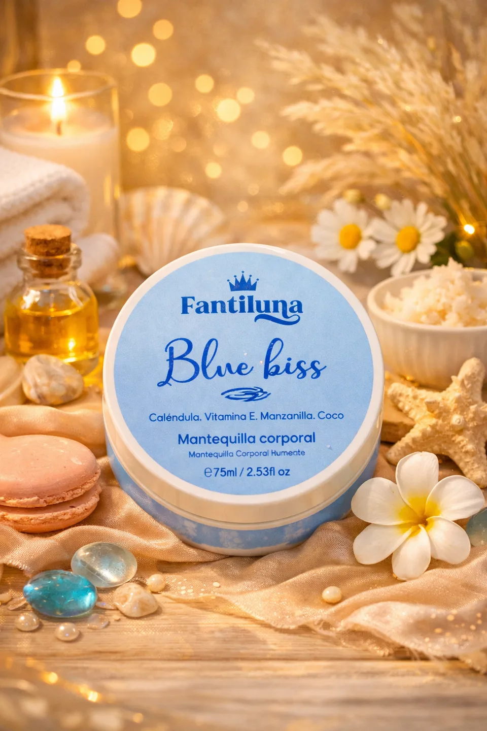 Mini Mantequilla Fantiluna Blue Kiss X 75ML