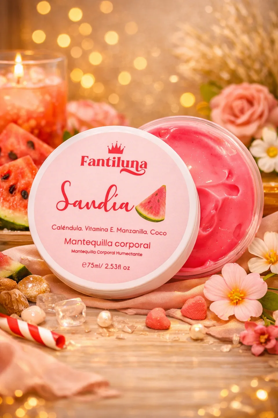 Mini Mantequilla Fantiluna Sandia X 75ML