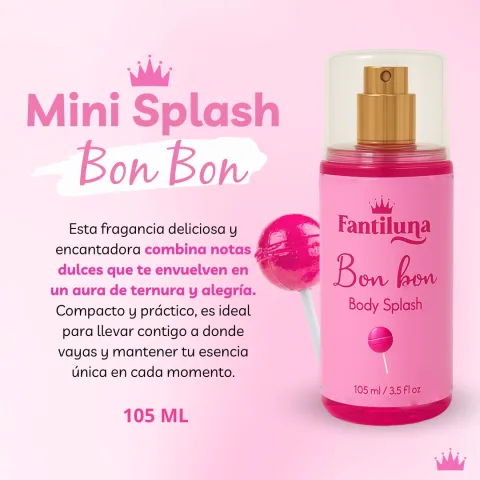 Mini Splash Fantiluna Bom Bom X 105ML