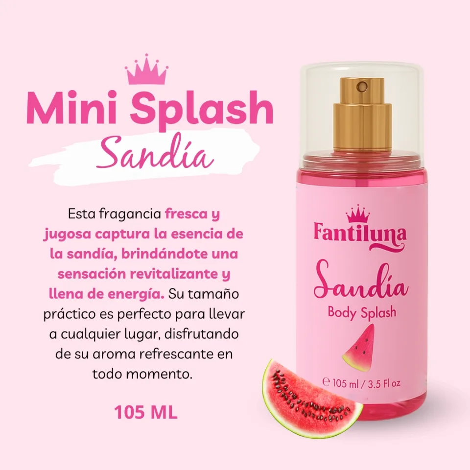 Mini Splash Fantiluna Sandia X 105ML