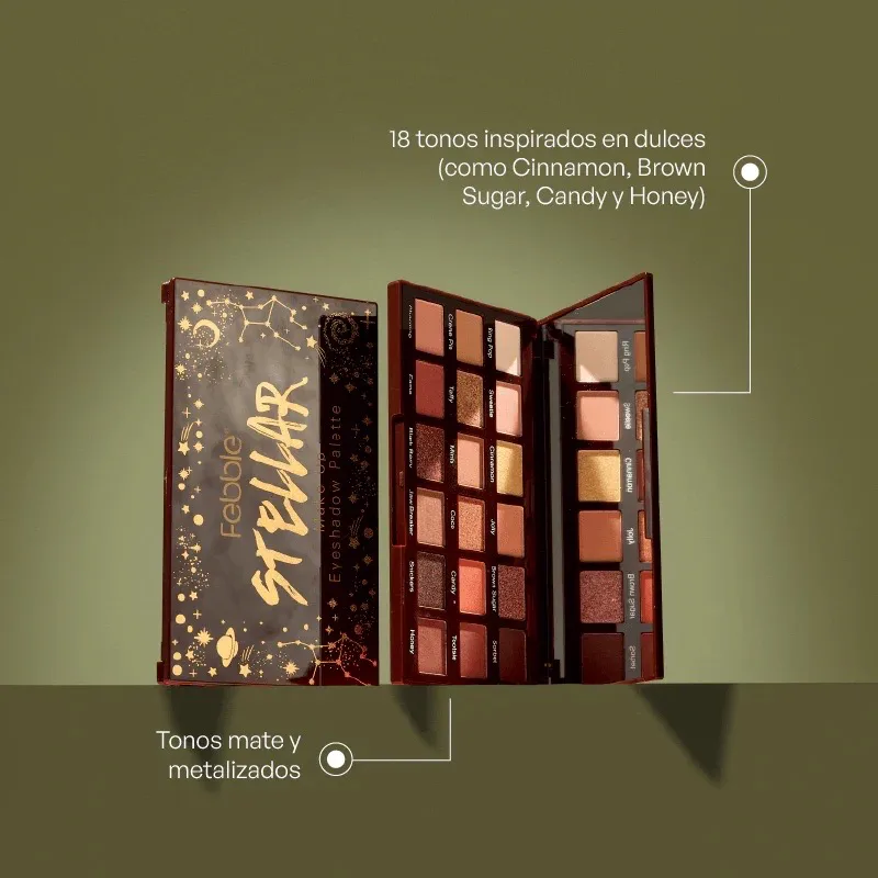Paleta de Sombras Febble Stellar (ES3628)