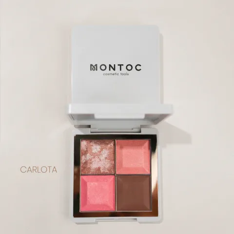 Paleta Montoc Light Set Bronzer Rubor e Iluminador Carlota