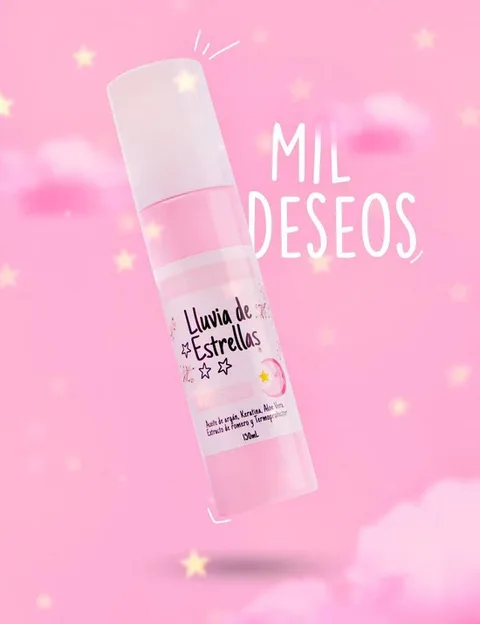 Perfume Capilar Lluvia De Estrellas Mil Deseos