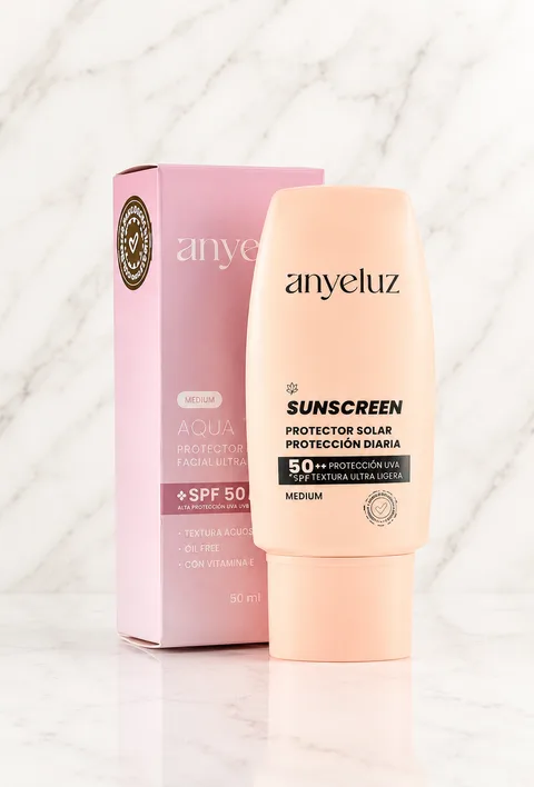 Protector Solar Anyeluz con Color - Light