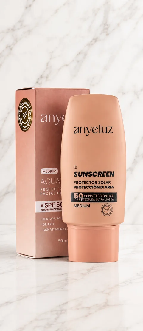 Protector Solar Anyeluz con Color - Medium