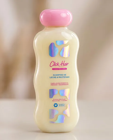 Shampoo Click Hair De Leche Y Proteinas X 300 ML