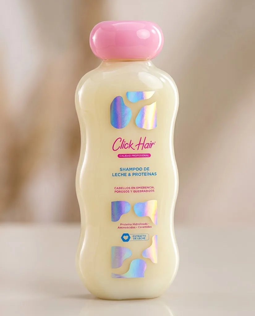 Shampoo Click Hair De Leche Y Proteinas X 300 ML