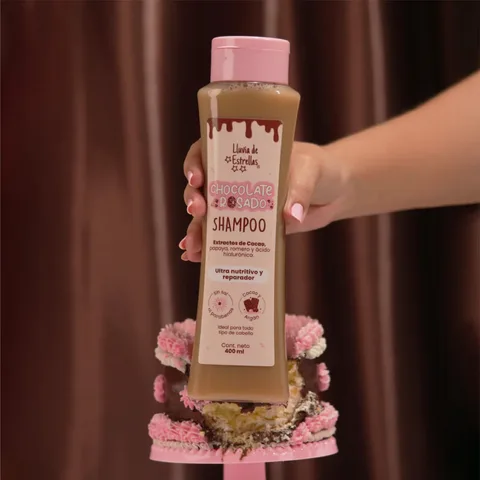 Shampoo Lluvia de Estrellas Chocolate Rosado X400ml